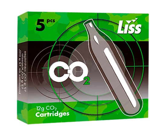 Балон CO2 Liss 12g, 5 шт / уп (34115-K219-0008)