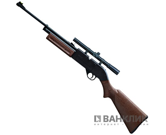 Пневматическая винтовка Crosman 760 с оптическим прицелом 4х15 mm (760Х)