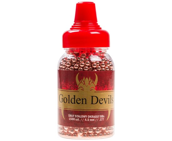 Шарики BB Golden Devils 4.5 мм 1500 шт, Количество в упаковке: 1500 шт.