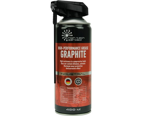 Багатоцільове графітове масло HTA. "HTA GRAPHITE" 400 мл