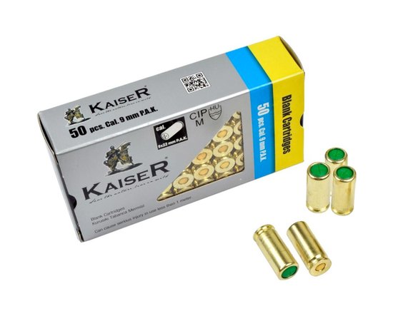 Патроны холостые пистолетные Kaiser 9 mm