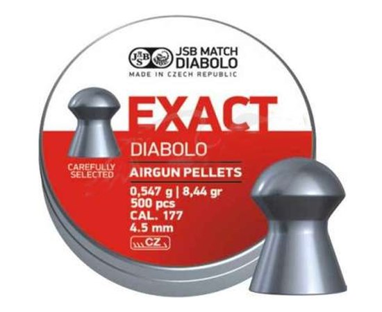 Свинцовые пули JSB Diabolo Exact, 4,52 мм 546237-500 (10050018)