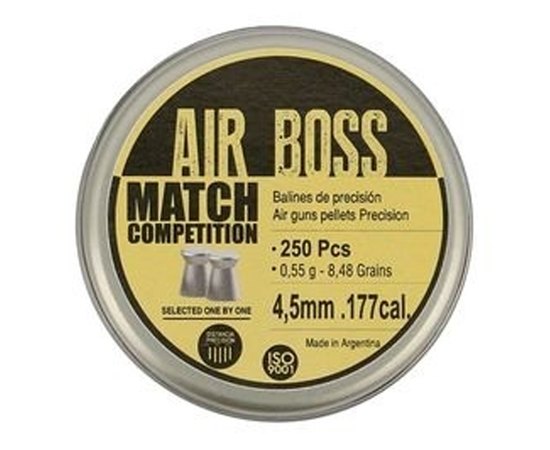 Свинцовые пули AIR BOSS Mach Competition 4.52 mm (250 шт) 0,55 г