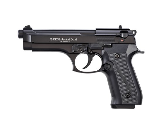 Сигнальний пістолет  Ekol Jackal Dual 9mm чорний (868609106), Колір: Чорний