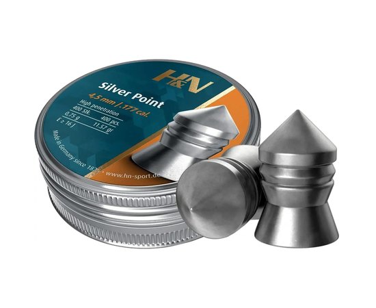 Свинцеві кулі H&N Silver Point 4.5 мм 0.75 г 400 шт/уп (92344500004)