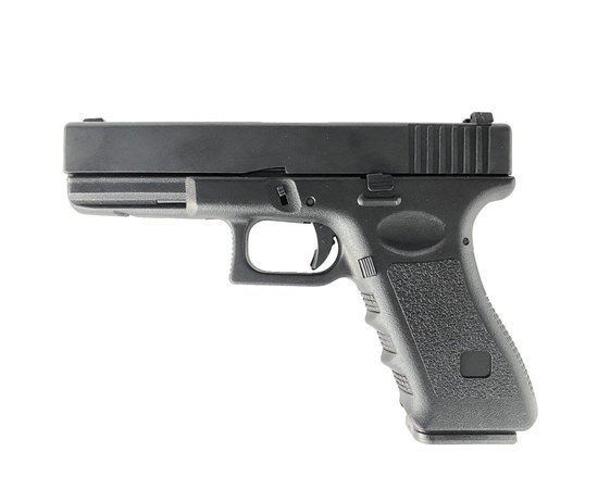 Страйкбольний пістолет D-Boys Glock 17 Gen.3 721 Green Gas Black (20148), Джерело енергії: Green Gas