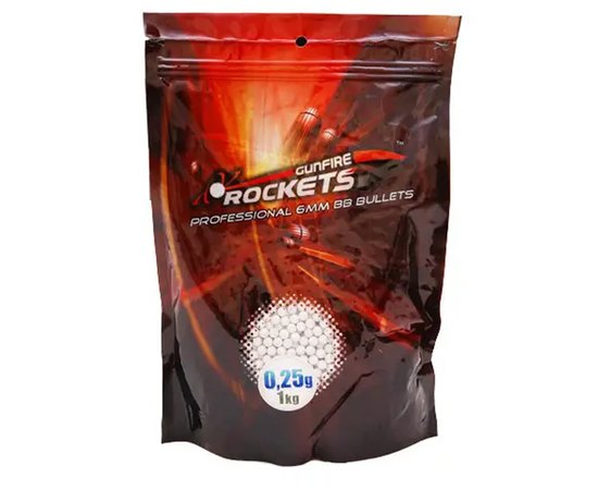 Страйкбольные шарики Rockets Professional 0.25 гр 4000 шт/уп (3743)