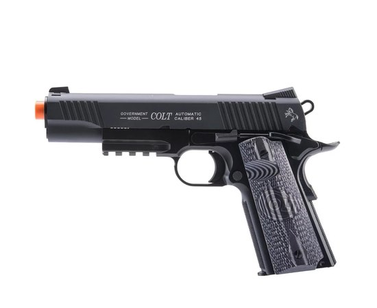 Страйкбольный пистолет Cybergun SA Colt 1911 Combat Unit Blowback 6 мм BB black (180564)