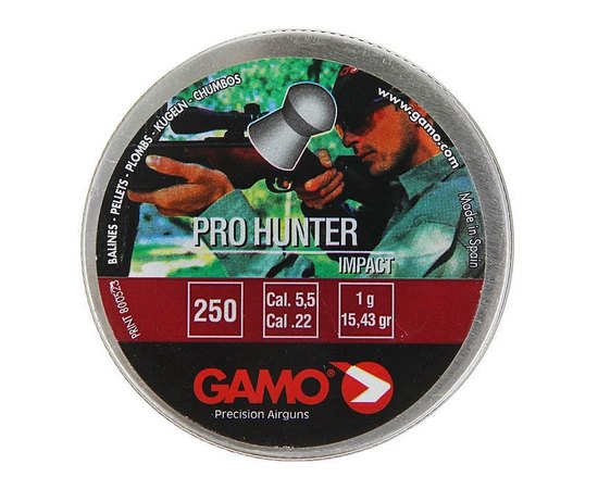 Свинцовые пули Gamo Pro Hunter 250 шт. кал. 5.5 6321925