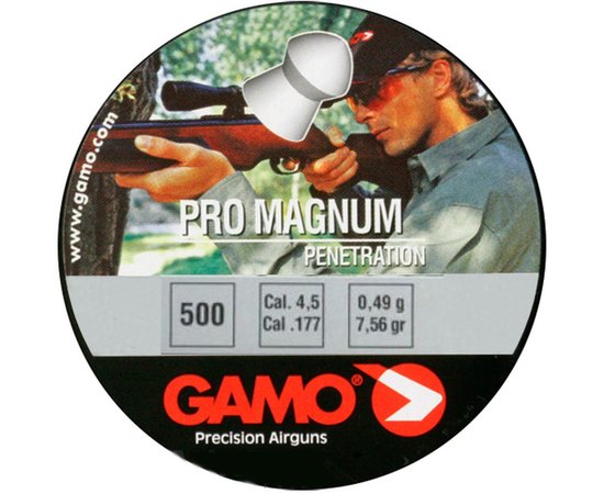 Свинцеві кулі Gamo Pro Magnum 500 шт. 6321734, Кількість в упаковці: 500 шт.