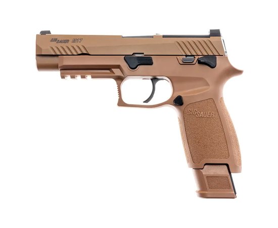 Страйкбольный пистолет Sig Sauer Air ProForce P320-M17 CO2 кал. 6 мм. Tan (AIR-PF-M17-E), Цвет : Tan, Источник энергии : Баллон CO₂