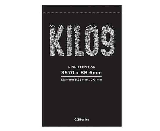 Страйкбольные шарики Kilo9 0.28 гр 3570 шт/уп (30071)