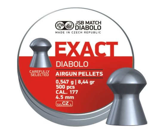 Свинцовые пули JSB Diabolo Exact 4.51 мм, 0.547 г 500 шт (546236-500)