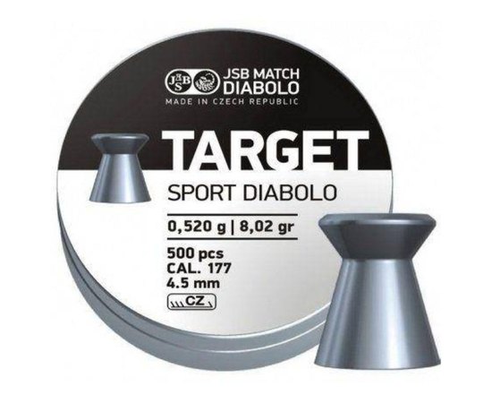 Свинцеві кулі JSB Diabolo Target Sport 4.5 мм, 0.520 г 500 шт (000045-500)