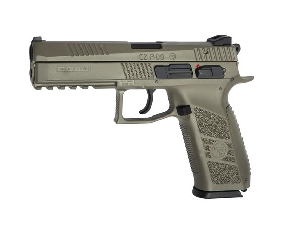 Страйкбольний пістолет ASG CZ P-09 Tan кал. 6 мм (18137), Колір: Tan