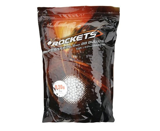 Страйкбольные шарики Rockets Professional 0.20 гр 10000 шт/уп 2 кг (6032)