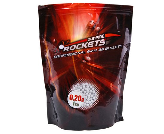 Страйкбольные шарики Rockets Professional 0.20 гр 5000 шт/уп 1 кг (6098)