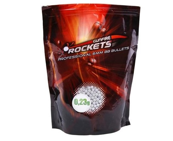 Страйкбольные шарики Rockets Professional 0.23 гр 8700 шт/уп 2 кг (4262)