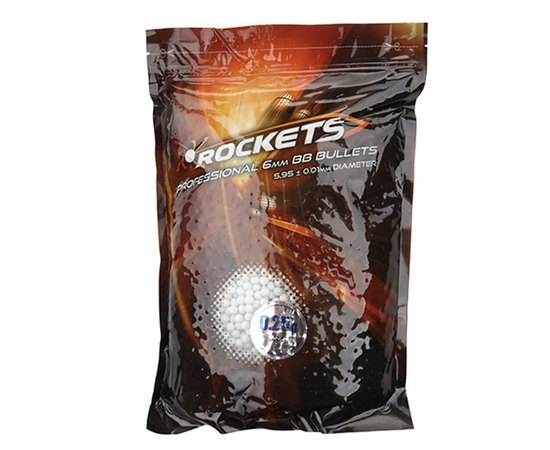 Страйкбольные шарики Rockets Professional 0.25 гр 8000 шт/уп 2 кг (14236)