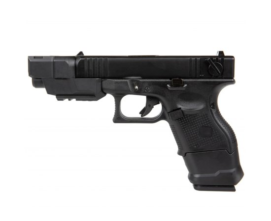 Страйкбольний пістолет D-Boys Glock 26 Advanced Full Auto Green Gas Black (29834)