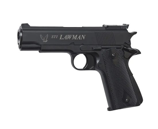 Страйкбольный пистолет ASG STI Lawman кал.6 мм Black (14770)