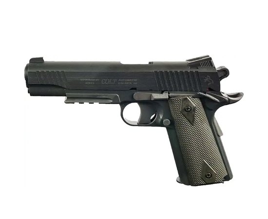 Страйкбольный пистолет Cybergun SA Colt 1911 Rail Gun NBB CO2 кал. 6 мм ВВ (180314)