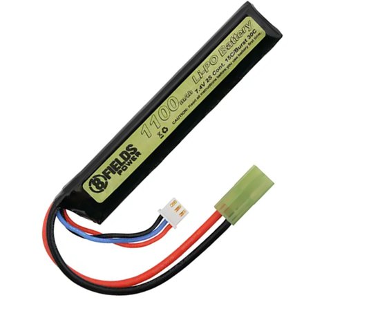 Аккумулятор 8Fields LiPo 7.4V 1100mAh 15/30C (27728)