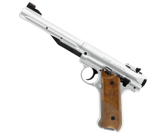 Пневматический пистолет Umarex Ruger Mark IV Stainless 4,5 мм (5.8413)