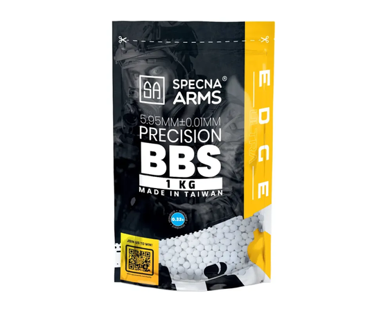 Страйкбольні кульки Specna Arms Edge Ultra 0.32 гр 1 кг White (31490)