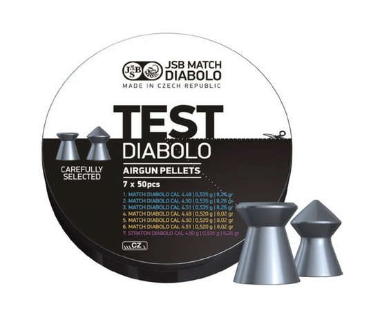 Свинцовые пули JSB Diabolo Test 4.5 мм, 0.52-0.535 г 350 шт (002002-350)