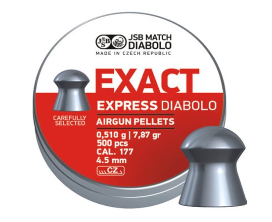 Свинцовые пули JSB Diabolo Exact Express 4.52 мм, 0.51 г 500 шт (546257-500)