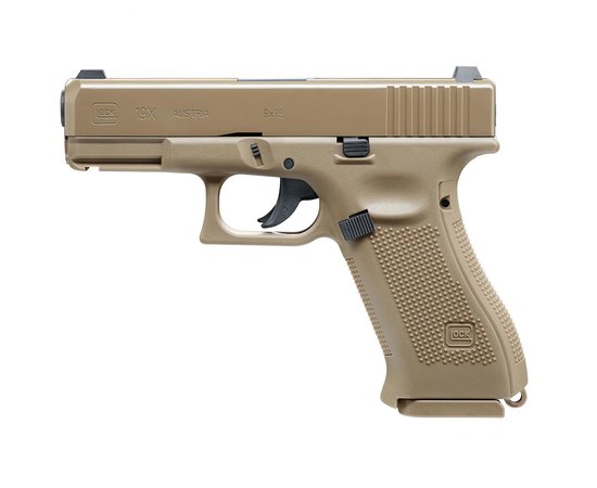 Пневматичний пістолет Umarex Glock 19X, Tan, BB 4,5 мм (5.8368)