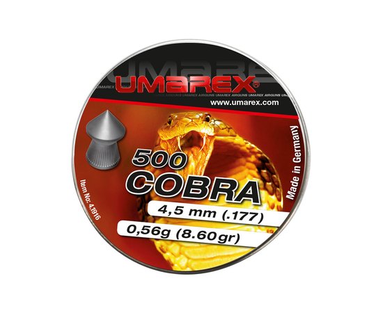 Свинцовые пули Umarex Cobra 0.5гр (4.1916)