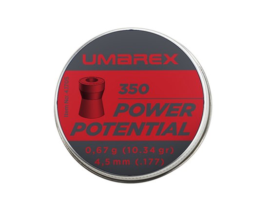 Свинцовые пули Umarex Power Potential 350шт. 0,67гр. (4.1705)